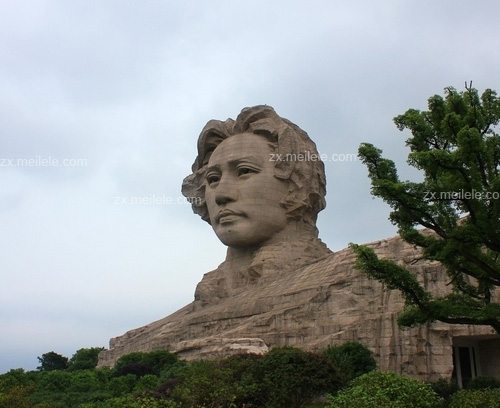 毛泽东祖坟风水图